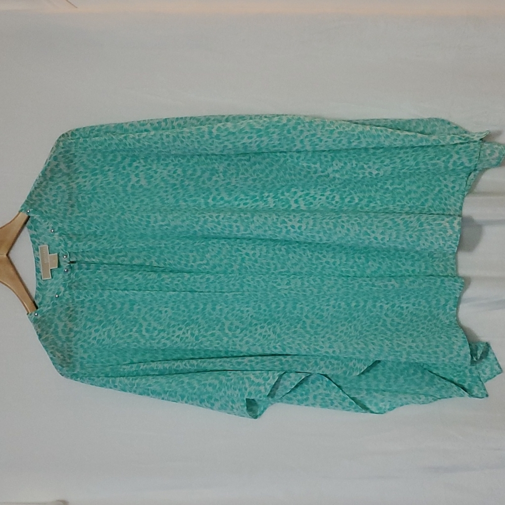 Michael Kors Verona Tunic Top Size 1X